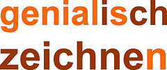 genialisch zeichnen logo